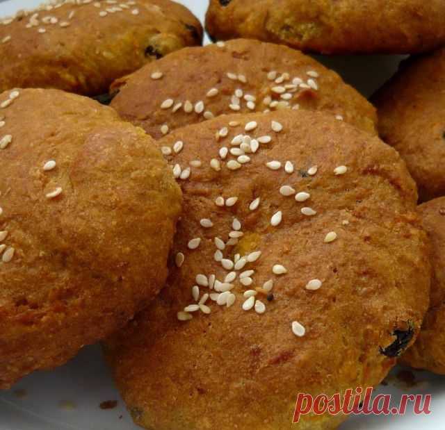Апельсиново - морковное печенье