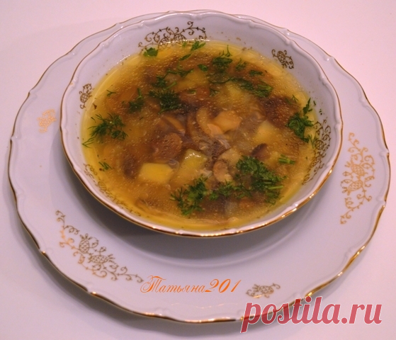 Постимся постом приятным - быстро и очень вкусно - грибной супчик