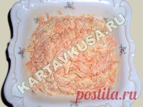 САЛАТ ИЗ ТЫКВЫ С ЧЕСНОКОМ | КартаВкуса.ру - рецепты с
