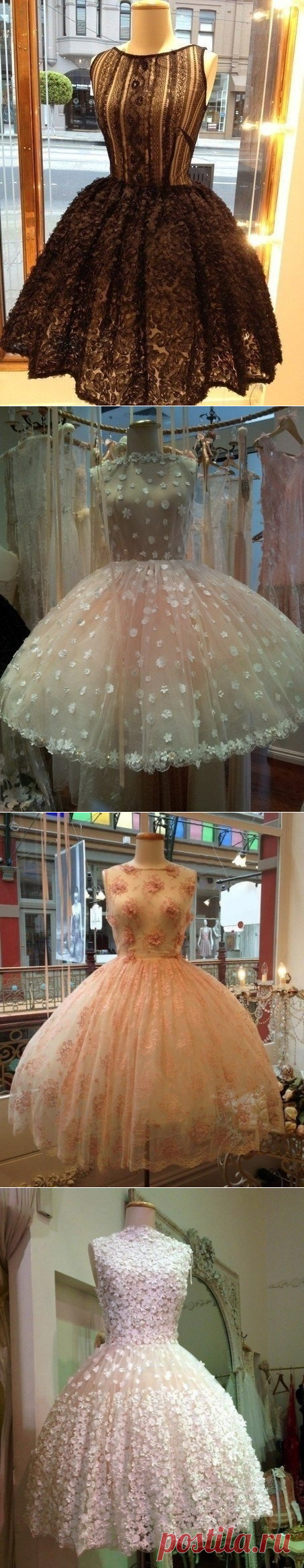 Винтажные платья (подборка) / История моды