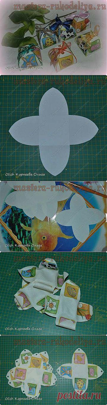 Мастера рукоделия - рукоделие для дома. Бесплатные мастер-классы, фото и видео уроки - Мастер-класс по декупажу на ткани: Коробочки для пасхальных яиц
