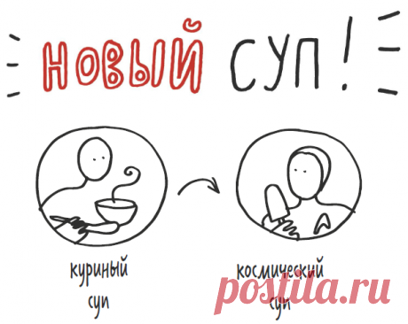 Куриный суп и суп-жизнь→
