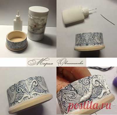 МК «Моя любимая текстурная паста или имитация резной кости»