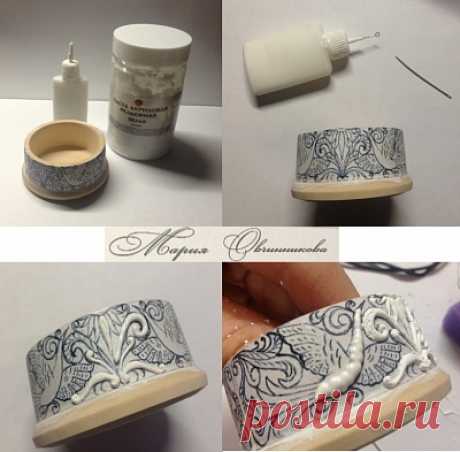 МК «Моя любимая текстурная паста или имитация резной кости»
