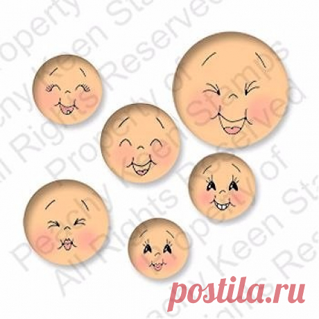Рисуем глазки и лицо куклам