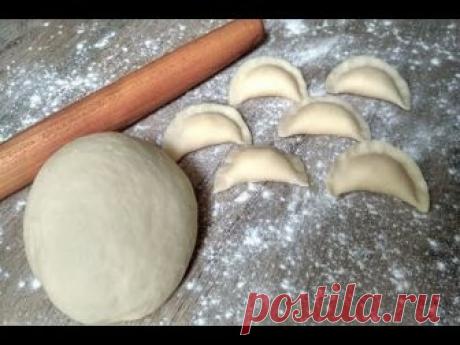 Идеальное тесто для пельменей и вареников. Заварное тесто без яиц