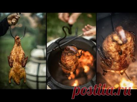 BEST PEKING DUCK EVER! - ASMR COOKING IN TANDOOR