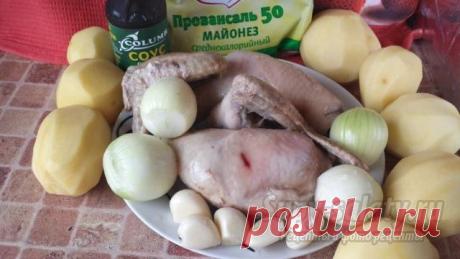 Пикантная курица к Новому году под сырной шапкой. Рецепт с пошаговыми фото