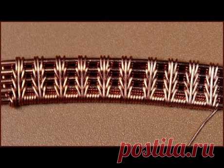 Wire wrap tutorial  Wire wrapped jewelry. Плетение украшений из проволоки в технике Wire Wrap. - YouTube