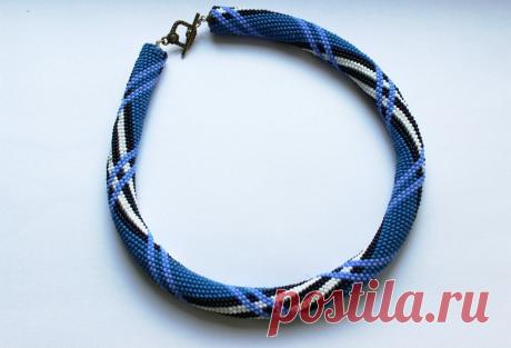 Жгутик синий | biser.info - всё о бисере и бисерном творчестве
