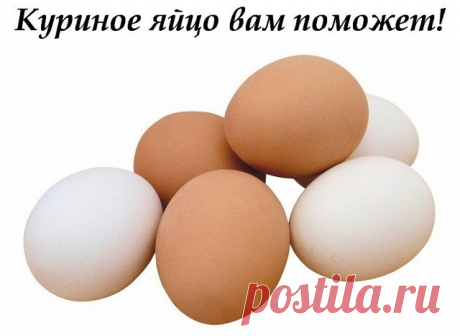 Если вы заболели - откройте холодильник. Куриное яйцо вам поможет!