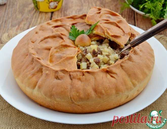 Пирог с мясом и картофелем – кулинарный рецепт