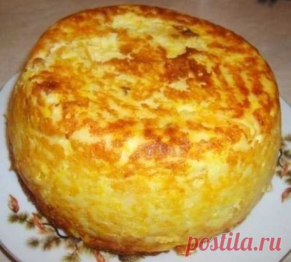 Воздушная запеканка с тыквой