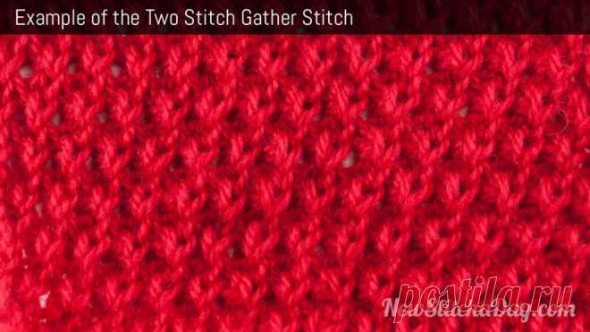 How to Knit the Two Stitch Gather (k2tog f&b) Stitch - NewStitchaDay.com