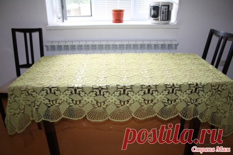 Скатерть.. он-лайн от Камиллы - Вяжем вместе он-лайн - Страна Мам