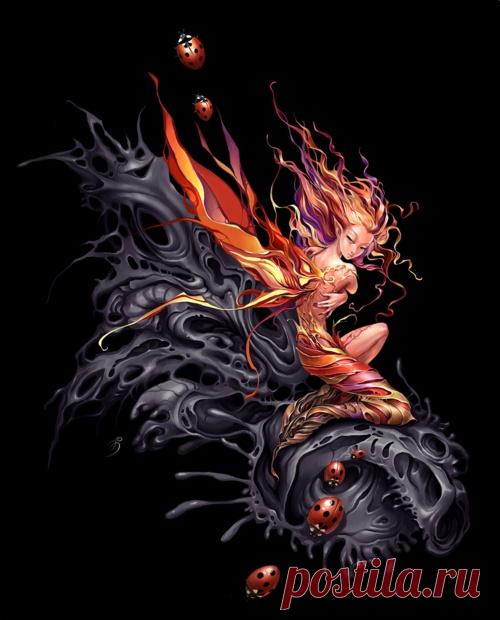 Добрые и не очень феи художницы Анны Игнатьевой(Большая сборка №2) (47 работ) » Картины, художники, фотографы на Nevsepic