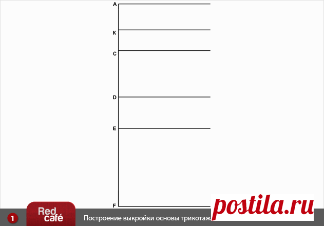 RedCafe | Построение выкройки женской трикотажной основы (основы для трикотажа)