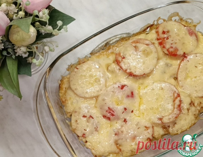 Курица по-албански под шубой – кулинарный рецепт