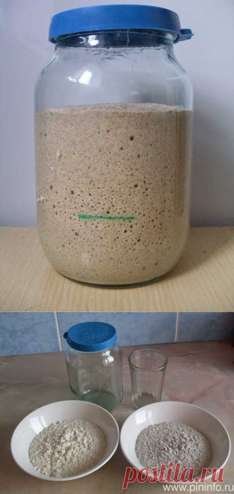Закваска для хлеба без дрожжей