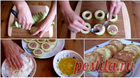 Кабачки жареные с мясом. Пальчики оближешь