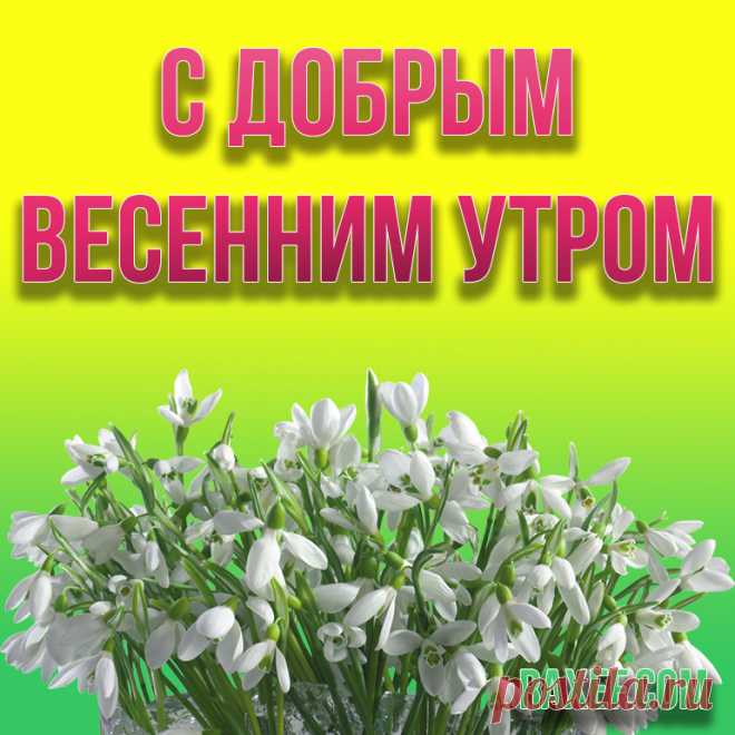 Открытки с добрым утром весенние! Картинки доброе весеннее утро! Доброе весеннее утро! Картинка с сердечками на... | Страница 4