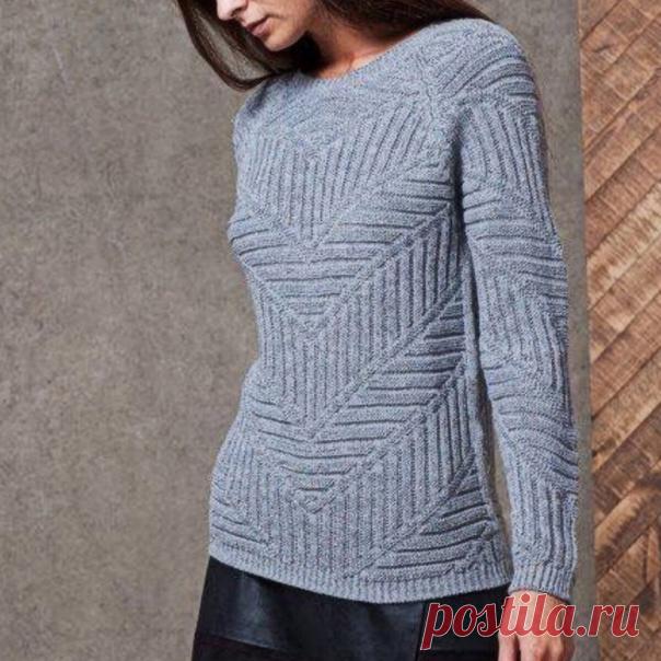Запись на стене #вязаный_пуловер@modnoe.vyazanie Джемпер. Схема.