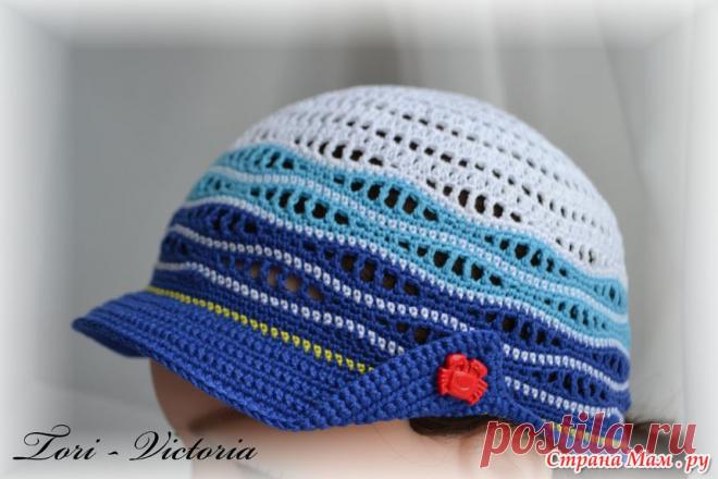 Летняя хлопковая кепочка для сынульки - Страна Мам