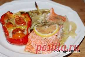 Рыба в конверте из фольги или папильотке (лосось, сибас, треска) - Cooking Palette » Cooking Palette