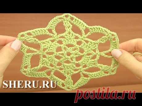 Free Crochet Octagon Tutorial  26 часть 1 из 2 Мастер класс по вязанию мотивов
