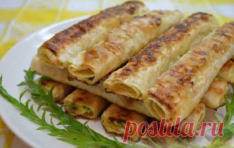"Фаршированный" лаваш запечённый в духовке