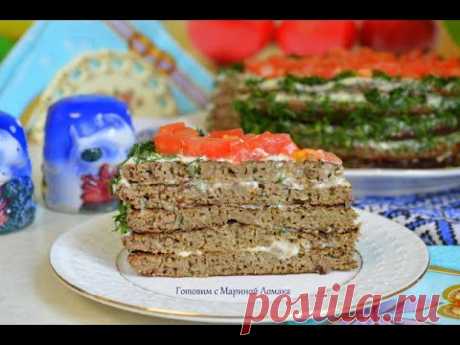 ПЕЧЕНОЧНЫЙ ТОРТ,самый вкусный рецепт. Закусочный торт.Мясорубка электрическая 2 в 1 GFGRIL GF-MG20