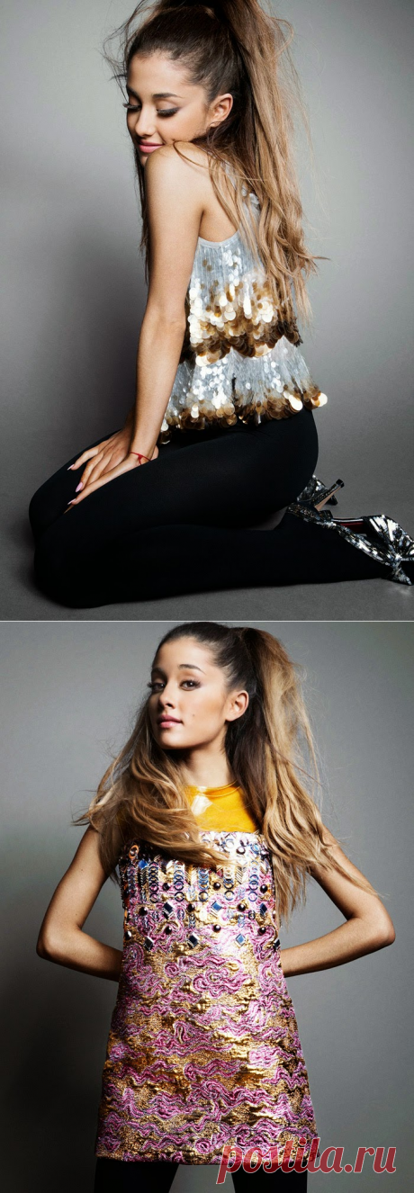 Ариана Гранде (Ariana Grande) в фотосессии Тэша (Tesh) для журнала Marie Claire (октябрь 2014)