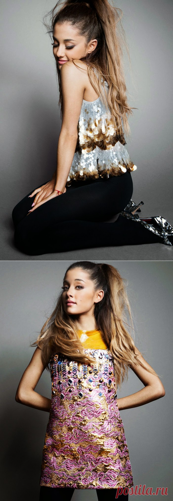 Ариана Гранде (Ariana Grande) в фотосессии Тэша (Tesh) для журнала Marie Claire (октябрь 2014)