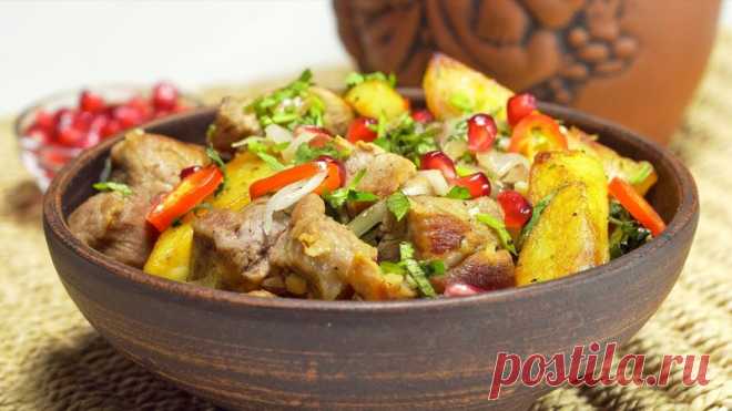 ГРУЗИНСКАЯ КУХНЯ
Как приготовить грузинское блюдо ОДЖАХУРИ: