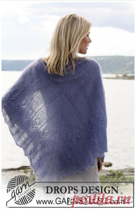 Вязание спицами шали схемы от DROPS