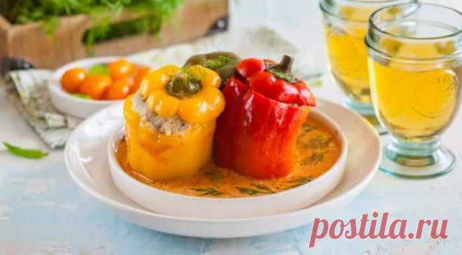 Рецепт очень вкусной закуски из болгарского перца в сметанном соусе. — Сад Заготовка