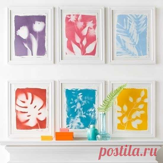 Растительные принты своими руками на FurnishHome.ru