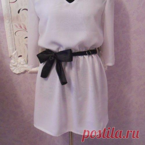МК простого платья из шифона и еще немного одежды
