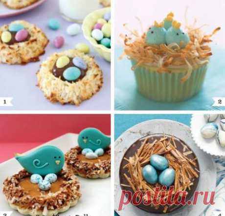 Целая корзинка ярких и праздничных идей для пасхального декора.