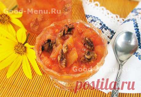 ВАРЕНЬЕ ИЗ АЙВЫ С ГРЕЦКИМИ ОРЕХАМИ - рецепт с фото от Good-Menu.Ru