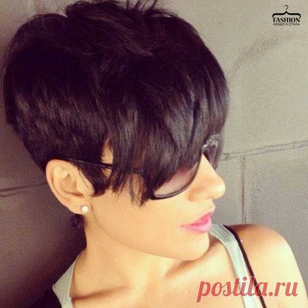 Модные короткие стрижки Гарсон