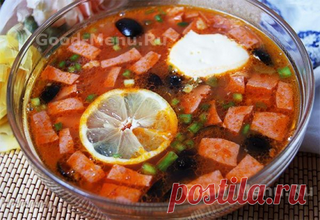 СОЛЯНКА СБОРНАЯ МЯСНАЯ - рецепт с пошаговыми фото