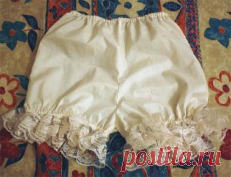 Панталоны для куклы. МК.