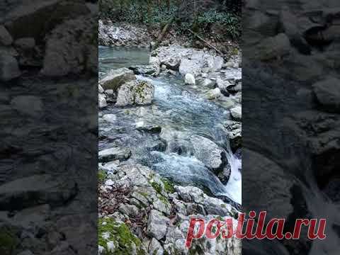 Шум воды.Водопад пасть дракона. Сочи - YouTube