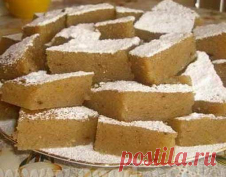 ХАЛВА ИЗ МАННОЙ КРУПЫ