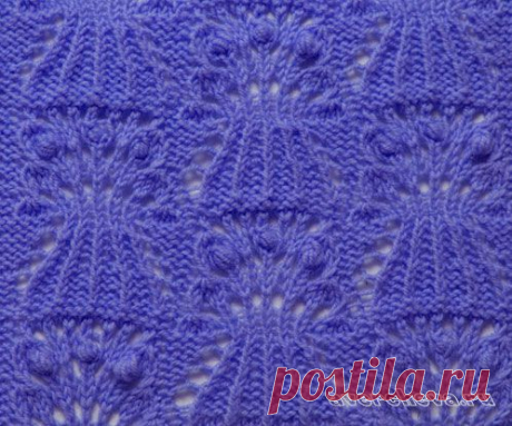 УЗОРЫ ДЛЯ ВЯЗАНИЯ. Кустики | Домохозяйки