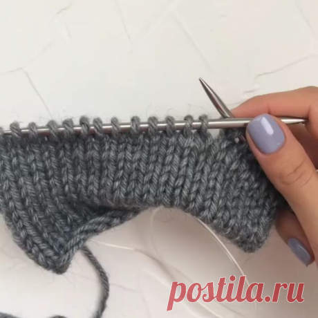 уроки вязания, схемы, описания в Instagram: «❤️Автор видео @inga_knitting_baby ❤️Идея для пояса юбки или штанишек при вязании сверху, полость для шнура-завязки капюшона, цельный отворот…»