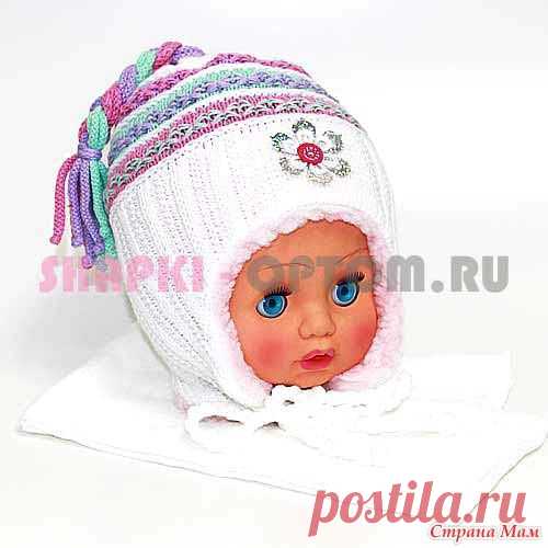 Вязаные модельки шапусек для деток!