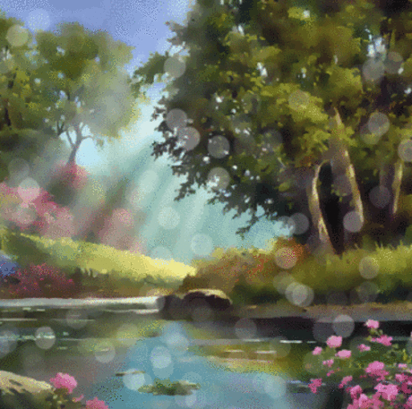 Нарисованные анимашки, мультяшные рисунки гифки и живые блестяшки