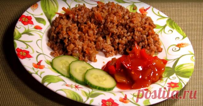 Это самая вкусная гречневая каша, которую я пробовала!